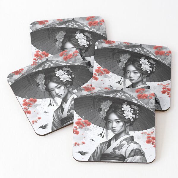 Item preview, Asian Ink Art - Geisha Portrait 4 designed and sold by Salimgor Hangaround Music.