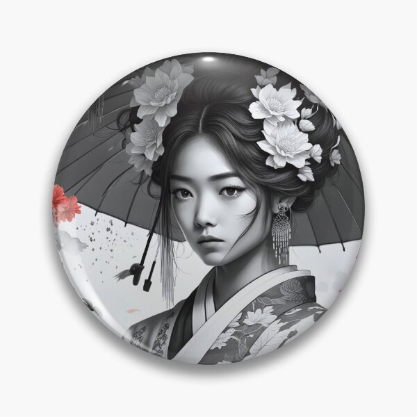 Item preview, Asian Ink Art - Geisha Portrait 4 designed and sold by Salimgor Hangaround Music.