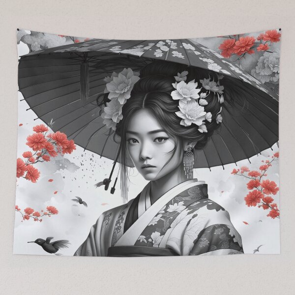 Item preview, Asian Ink Art - Geisha Portrait 4 designed and sold by Salimgor Hangaround Music.