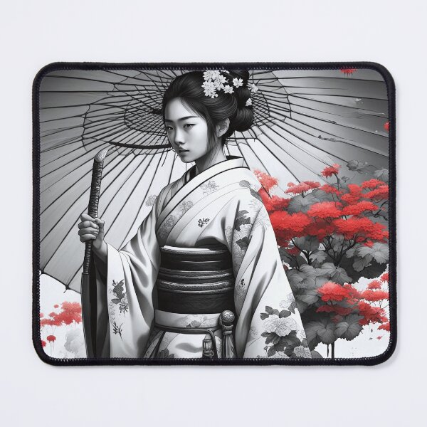 Item preview, Asian Ink Art - Geisha 4 designed and sold by Salimgor Hangaround Music.