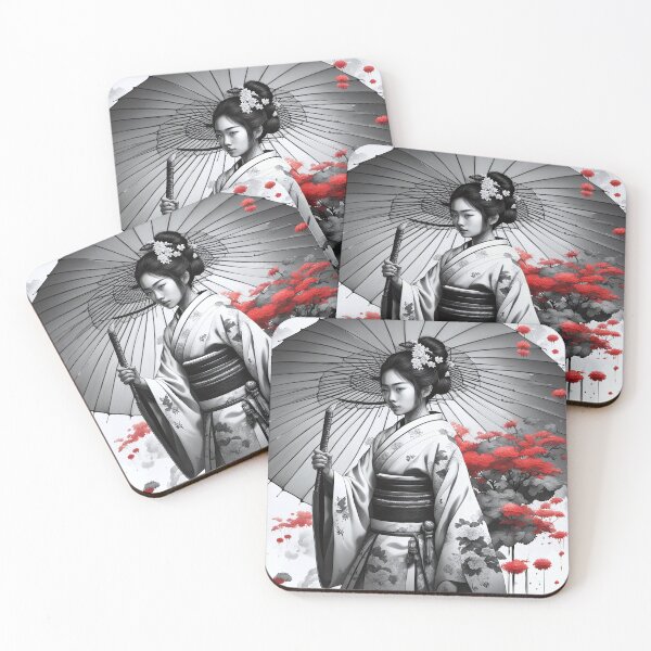 Item preview, Asian Ink Art - Geisha 4 designed and sold by Salimgor Hangaround Music.