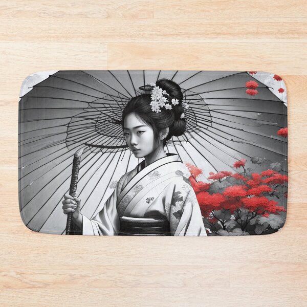 Item preview, Asian Ink Art - Geisha 4 designed and sold by Salimgor Hangaround Music.
