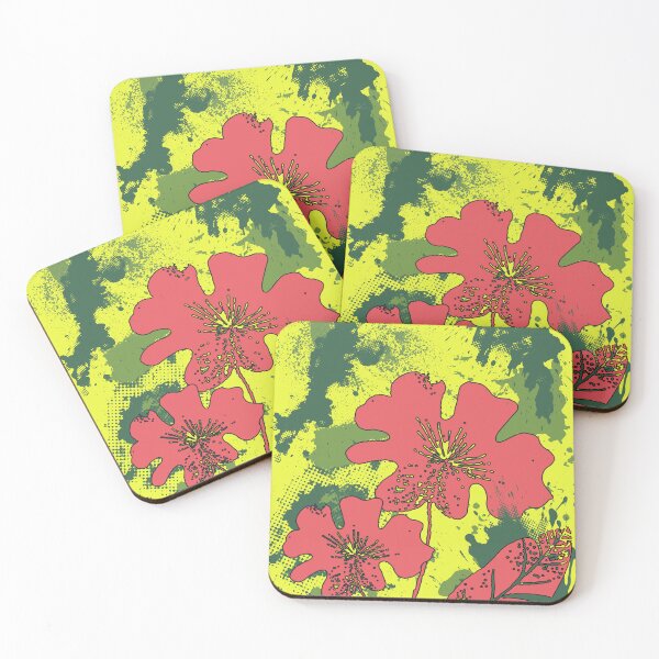 Item preview, abstract botanical flower design designed and sold by pauloneill-art.