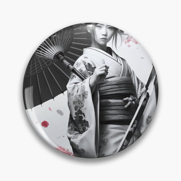 Item preview, Asian Ink Art - Geisha with Katana designed and sold by Salimgor Hangaround Music.
