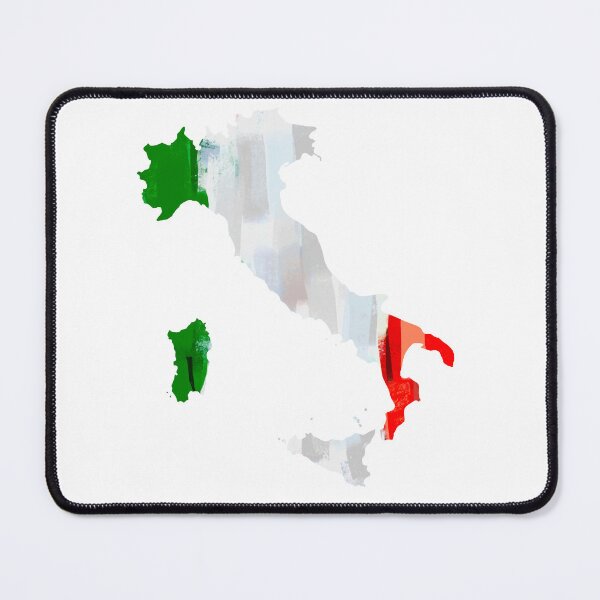 Item preview, Italian Flag Map designed and sold by HappyAli777.
