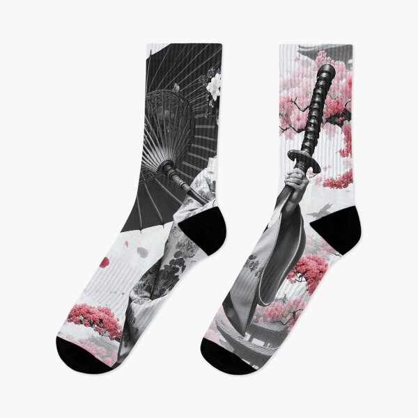 Item preview, Asian Ink Art - Geisha with Katana designed and sold by Salimgor Hangaround Music.