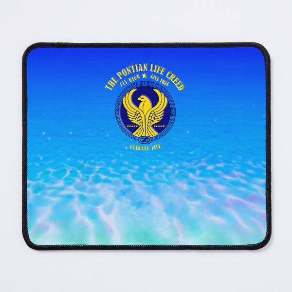 Item preview, Pontian Creed in heavens' waters with a darker blue cast designed and sold by SueKnox.
