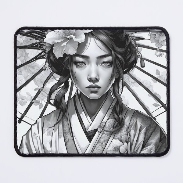 Item preview, Asian Ink Art - Geisha Portrait 5 designed and sold by Salimgor Hangaround Music.