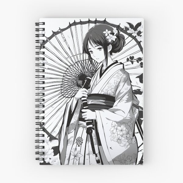 Item preview, Asian Ink Art - Geisha Anime Style 5 designed and sold by Salimgor Hangaround Music.