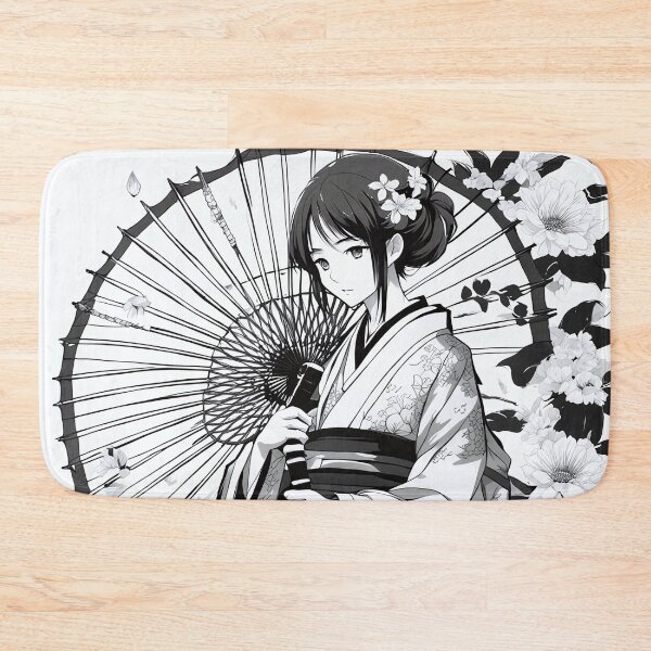 Item preview, Asian Ink Art - Geisha Anime Style 5 designed and sold by Salimgor Hangaround Music.