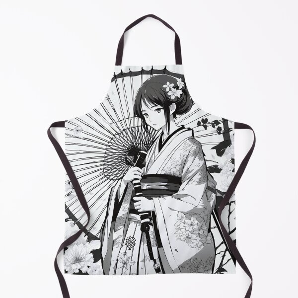 Item preview, Asian Ink Art - Geisha Anime Style 5 designed and sold by Salimgor Hangaround Music.
