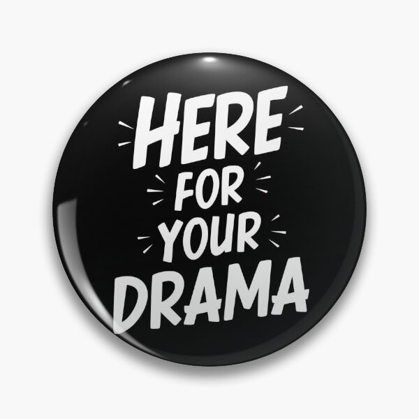 Item preview, Here For Your Drama Funny Hr designed and sold by DomTeesHaven.