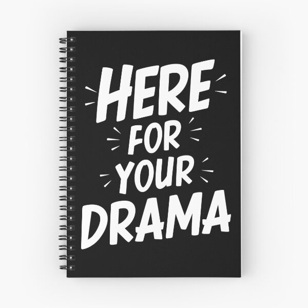 Item preview, Here For Your Drama Funny Hr designed and sold by DomTeesHaven.