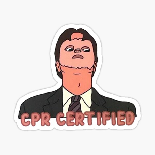 CPR Certified Sticker