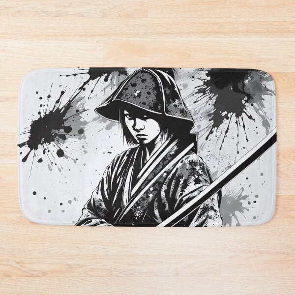 Item preview, Asian Ink Art - Female Samurai designed and sold by Salimgor Hangaround Music.