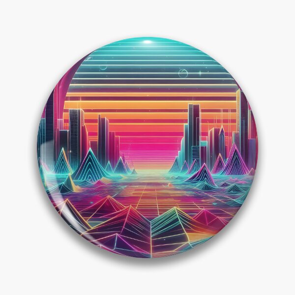 Item preview, Futuristic cityscape geometric  designed and sold by BlackCatspet1.