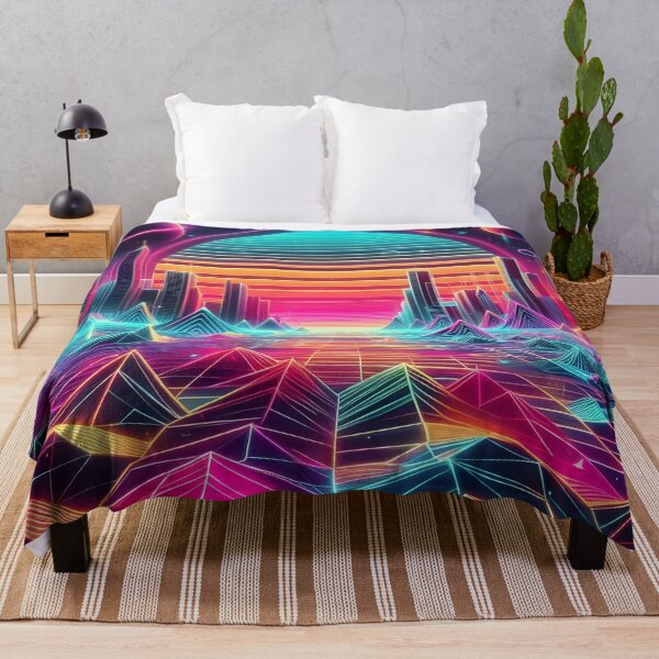 Item preview, Futuristic cityscape geometric  designed and sold by BlackCatspet1.