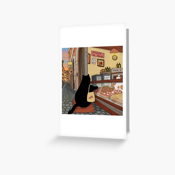 Item preview, Stanis Buying Pizza al Taglio designed and sold by Stanis the Cat.