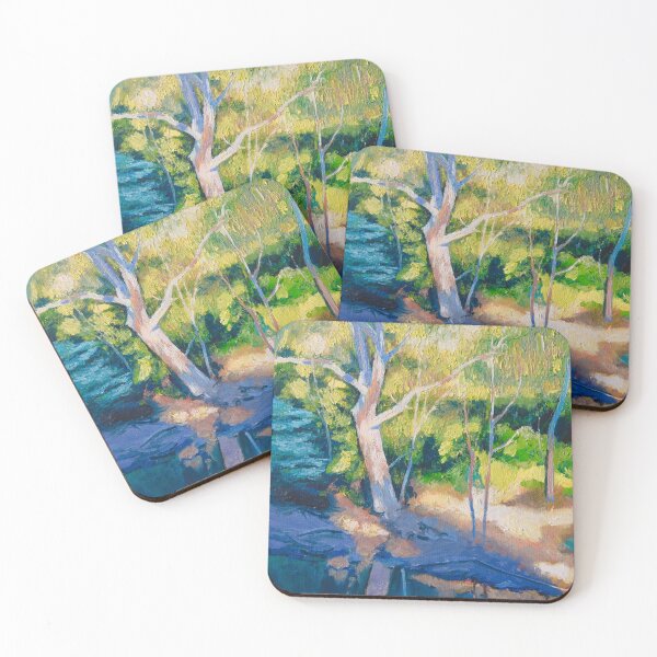 Item preview, Riverbank Sunshine and Shadows designed and sold by Dai Wynn Fine Art.