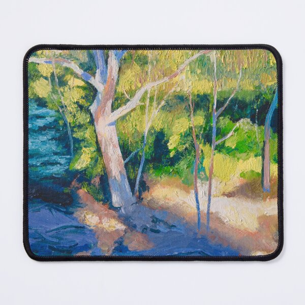 Item preview, Riverbank Sunshine and Shadows designed and sold by Dai Wynn Fine Art.