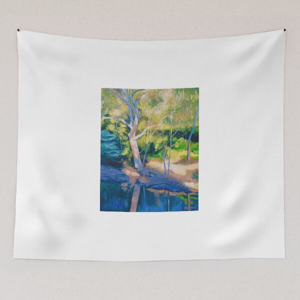 Item preview, Riverbank Sunshine and Shadows designed and sold by Dai Wynn Fine Art.