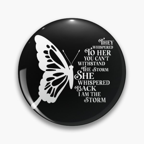 Item preview, they whispered to her you cant withstand the storm - in white designed and sold by EvaAngel.