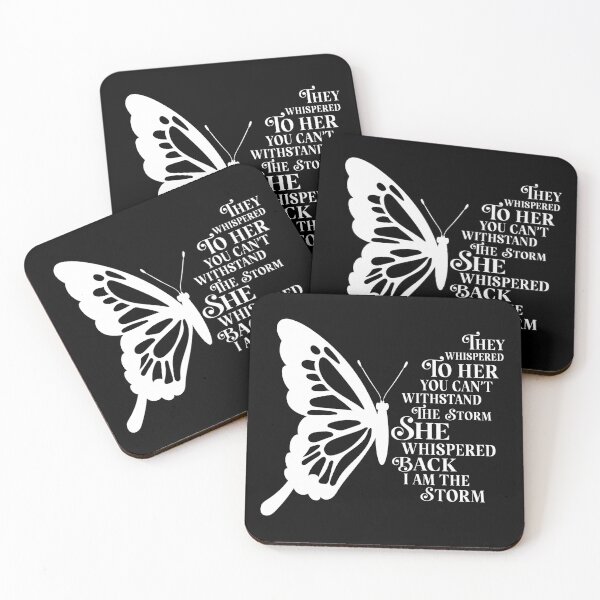 Item preview, they whispered to her you cant withstand the storm - in white designed and sold by EvaAngel.