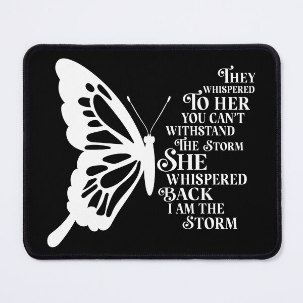 Item preview, they whispered to her you cant withstand the storm - in white designed and sold by EvaAngel.