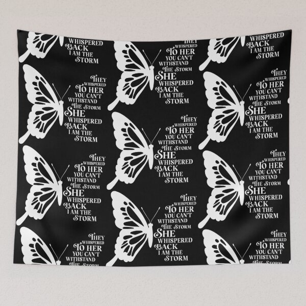 Item preview, they whispered to her you cant withstand the storm - in white designed and sold by EvaAngel.