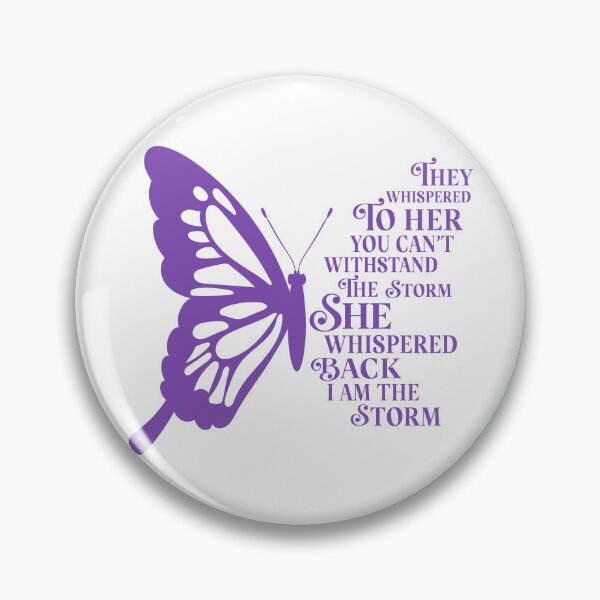 Item preview, they whispered to her you cant withstand the storm - in purple designed and sold by EvaAngel.