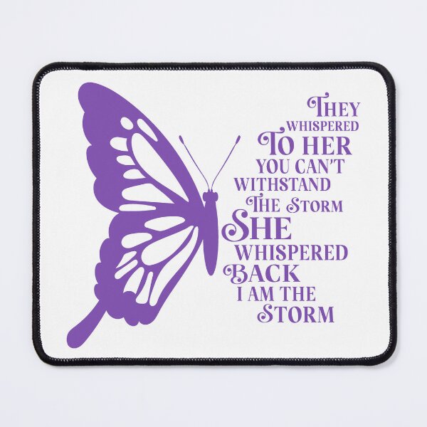 Item preview, they whispered to her you cant withstand the storm - in purple designed and sold by EvaAngel.