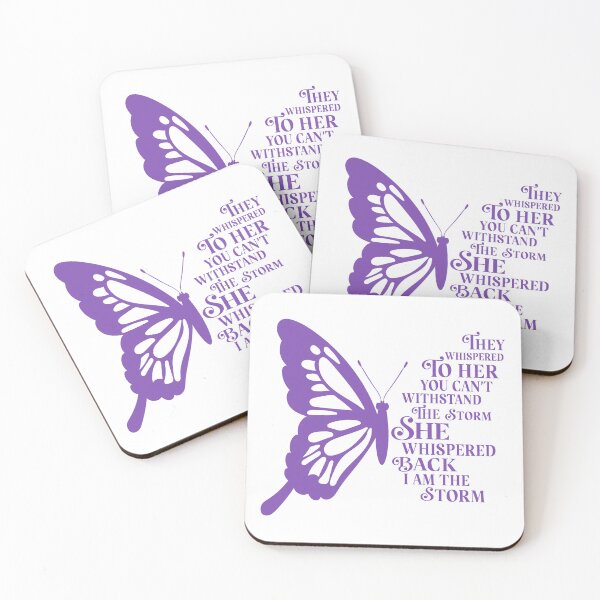 Item preview, they whispered to her you cant withstand the storm - in purple designed and sold by EvaAngel.