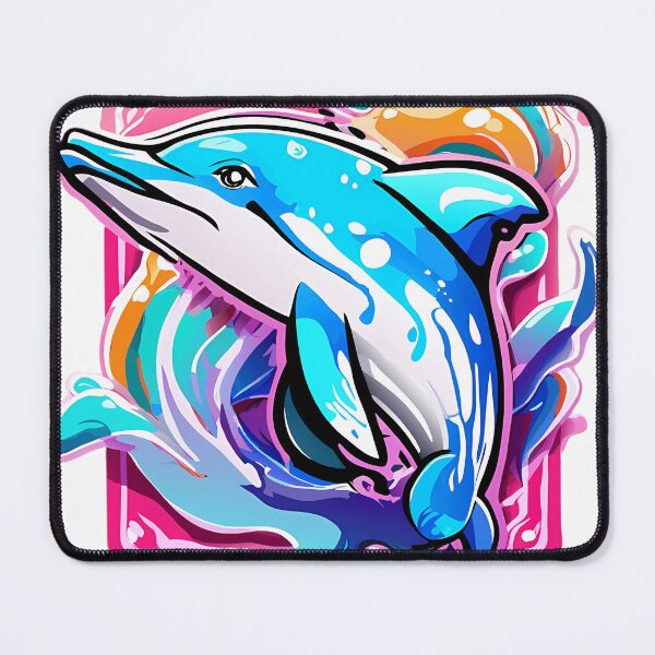 Item preview, Rainbow Dolphin: A Hand-Drawn Masterpiece designed and sold by liameutxxd.