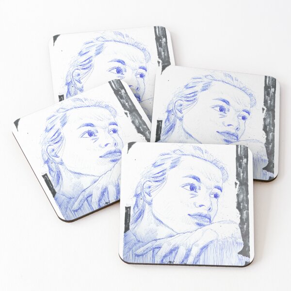 Item preview, Illustration portrait of a pretty woman with a loving look designed and sold by Arthur Loeuil.