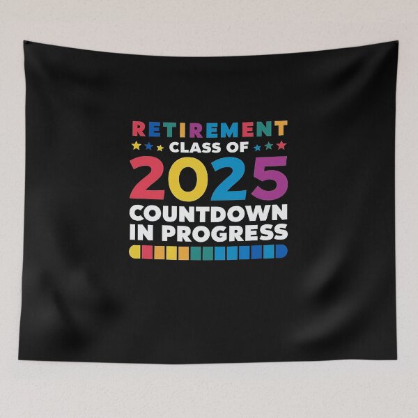 Item preview, Retirement Class Of 2025 Countdown In Progress, Funny Retired Teacher Gift  designed and sold by SlocifieShop.
