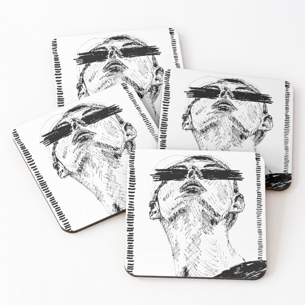 Item preview, Portrait of man without eyes  designed and sold by Arthur Loeuil.