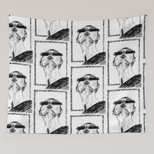 Item preview, Portrait of man without eyes  designed and sold by Arthur Loeuil.