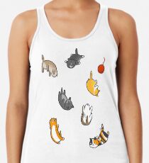 Kätzchen Regen Racerback Tank Top