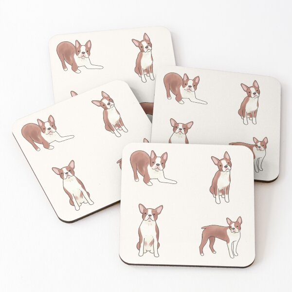 Item preview, Brown boston terrier pack  designed and sold by Artofmayara.