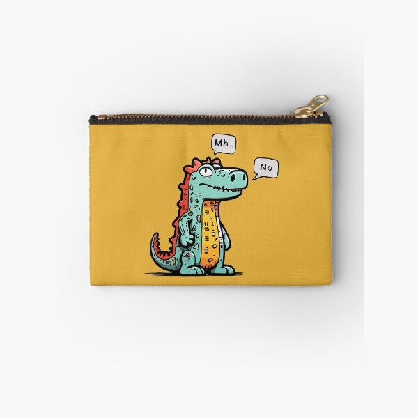 Item preview, Mh... No. - cute dinosaur cartoon thinking and disaproving, a funny designed and sold by ChuckleCharmz.