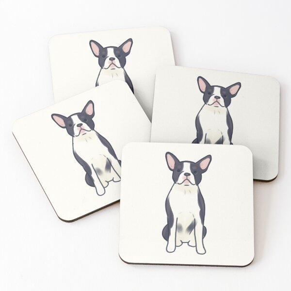 Item preview, Black Boston Terrier art designed and sold by Artofmayara.