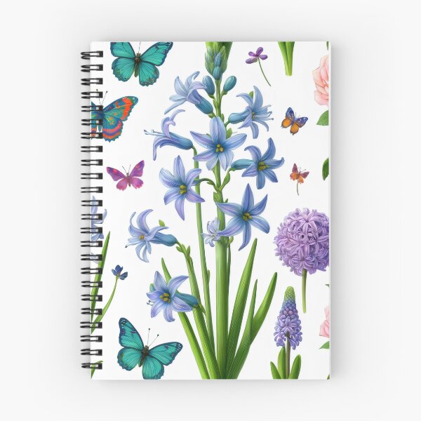 Item preview, Camassia flowers, butterfly designed and sold by Magdalena-7.