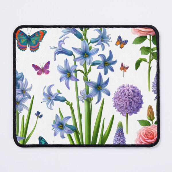 Item preview, Camassia flowers, butterfly designed and sold by Magdalena-7.