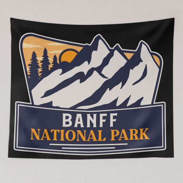 Artikelvorschau, Banff Nationalpark entworfen und verkauft von graphic-map.