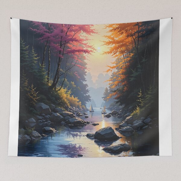 Item preview, Tranquil Fusion at Twilight's Edge designed and sold by PanoramaPrints.