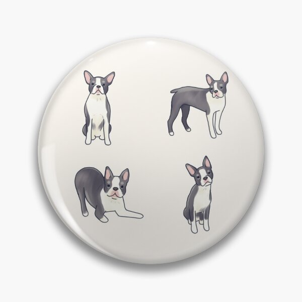 Item preview, Gray boston terrier pack  designed and sold by Artofmayara.