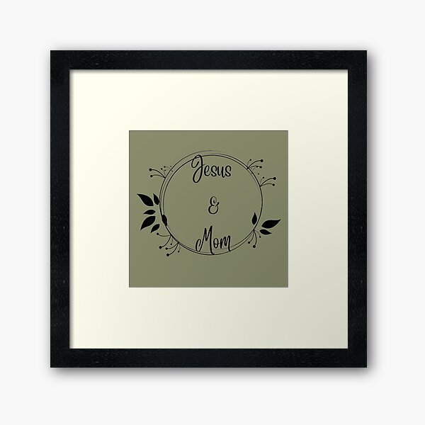 Item preview, Jesus and mom designed and sold by Rendanimolele.