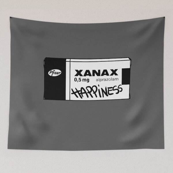 Item preview, Xanax = Happiness designed and sold by Mary Xan.