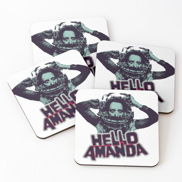 Item preview, HELLO AMANDA saw (2004) graphic print designed and sold by Finn Cotton Design.