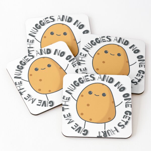 Item preview, give me the nuggies and no one gets hurt designed and sold by LisaTrincaArt.